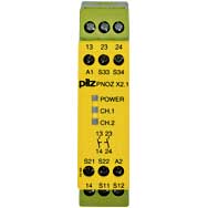 PNOZ X2.1 24VAC/DC 2n/o安全繼電器2個常開觸點(diǎn)-PILZ皮爾磁
